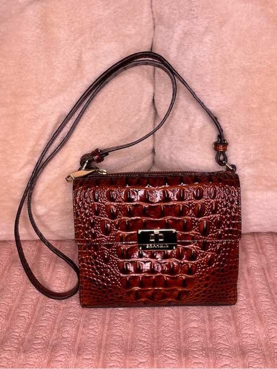 Brahmin Handbags - Brahmin Rare Manhattan Pecan Crossbody Bag